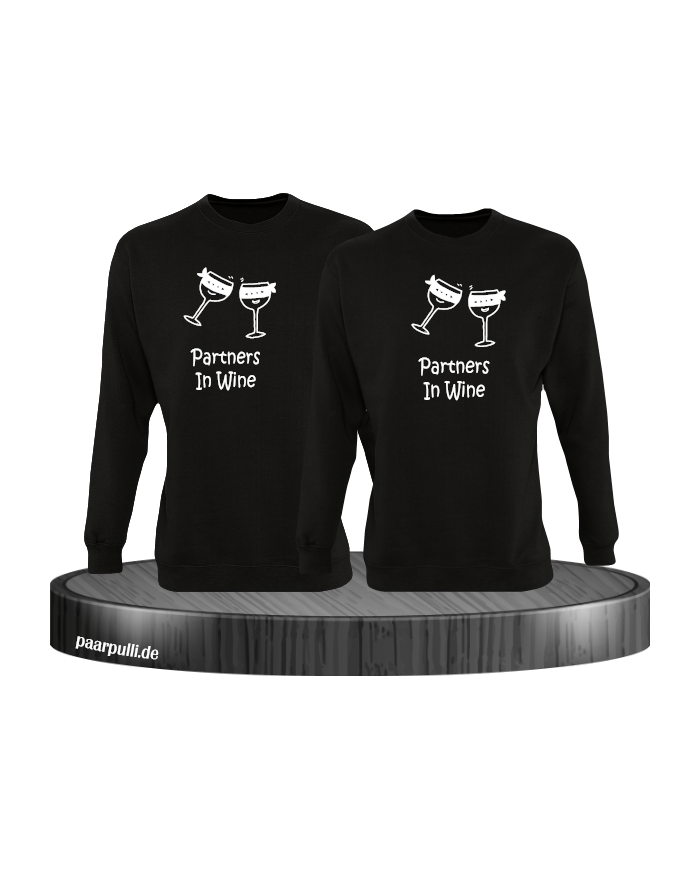 Partner in Wine Sweatshirt schwarz