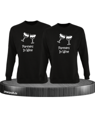 Partner in Wine Sweatshirt schwarz