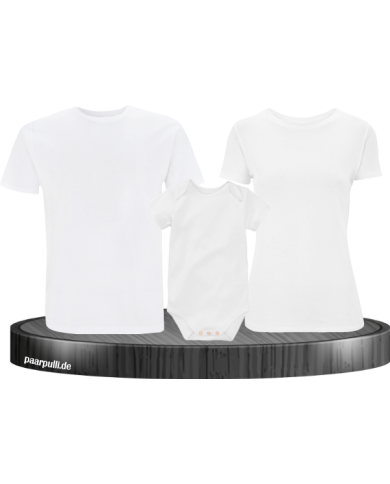 Shark Family Tante, Mama, Baby Familien-Set T-Shirts mit Babybody Shark Family Tante, Mama, Baby Familien-Set T-Shirts mit Babybody