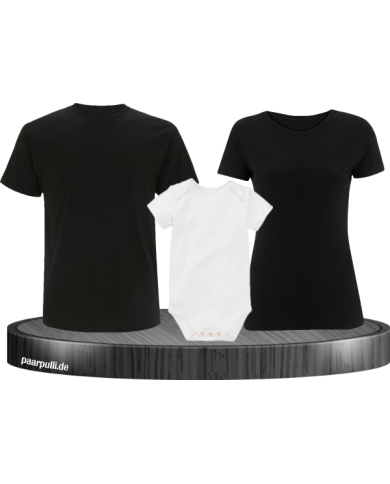 Shark Family Tante, Mama, Baby Familien-Set T-Shirts mit Babybody Shark Family Tante, Mama, Baby Familien-Set T-Shirts mit Babybody