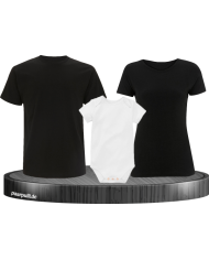 Shark Family Tante, Mama, Baby Familien-Set T-Shirts mit Babybody