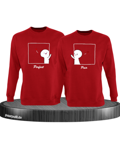 Perfect Pair Sweatshirt rot Perfect Pair Sweatshirt rot