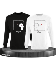 Perfect Pair Sweatshirt schwarz weiß