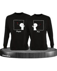 Perfect Pair Sweatshirt schwarz
