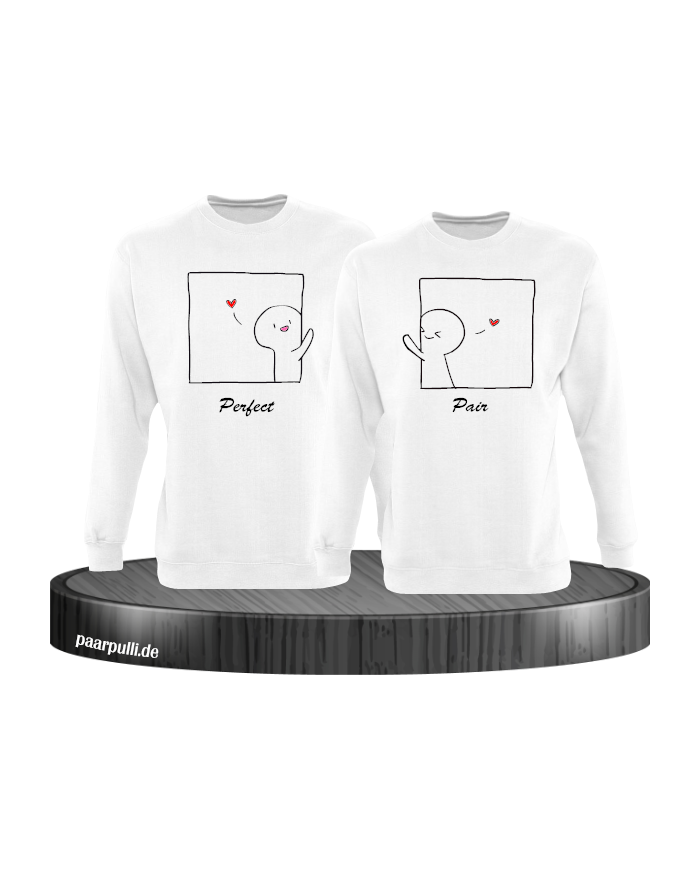 Perfect Pair Sweatshirt weiß