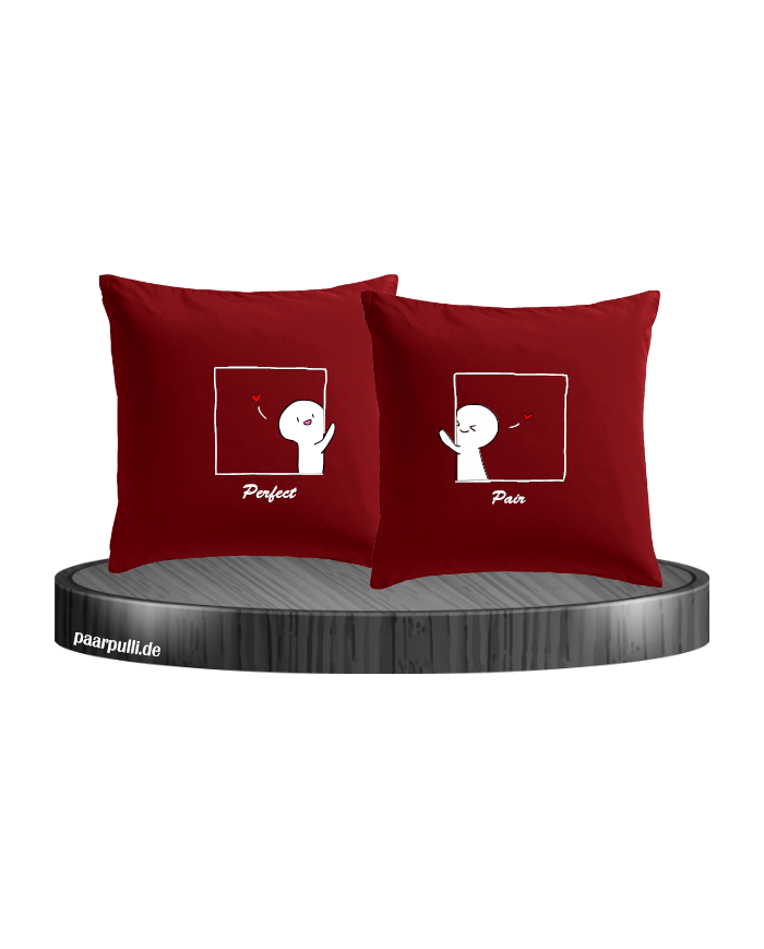 Perfect Pair Kissenbezüge für Paare Set