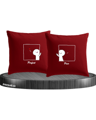 Perfect Pair Kissenbezüge für Paare Set