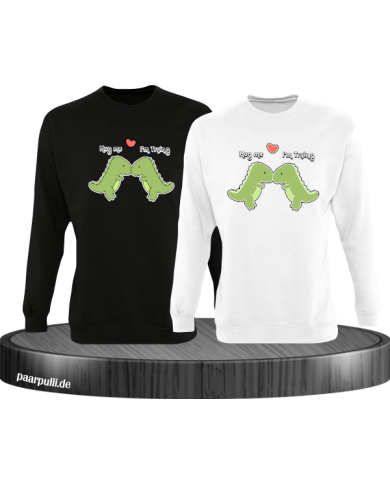 Hug Me I'm Trying Sweatshirt schwarz weiß Hug Me I'm Trying Sweatshirt schwarz weiß