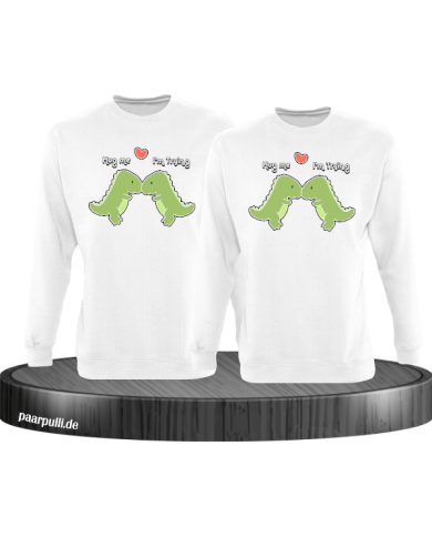 Hug Me I'm Trying Sweatshirt weiß Hug Me I'm Trying Sweatshirt weiß
